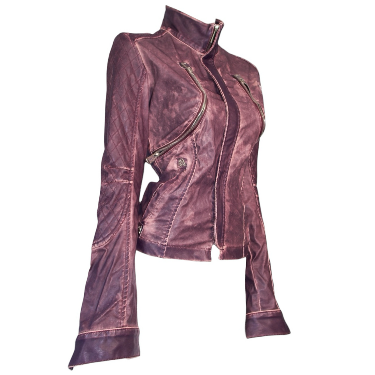 + Cross purple biker jacket +