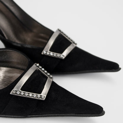 + Vintage leather heels +