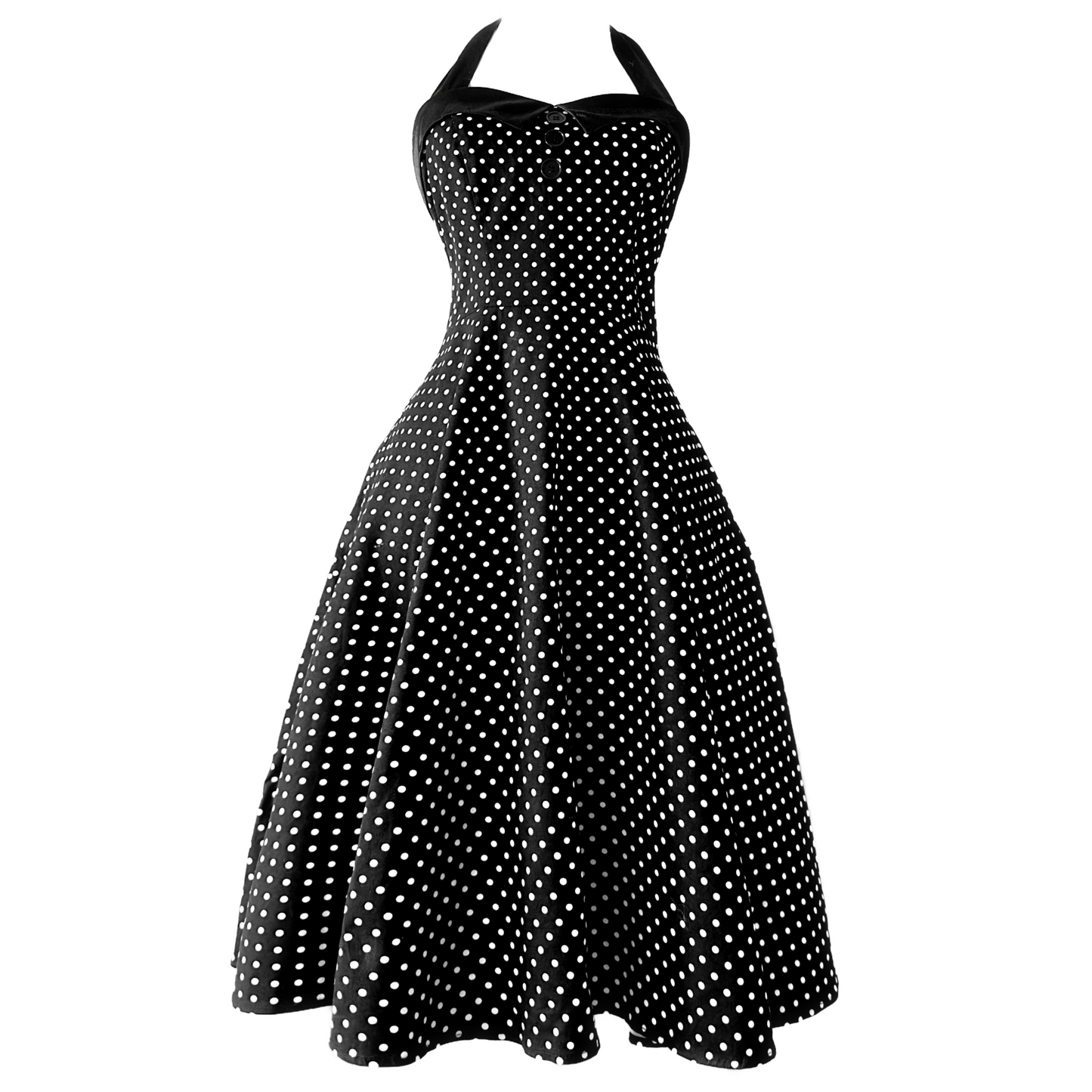 + Polka dot dress +