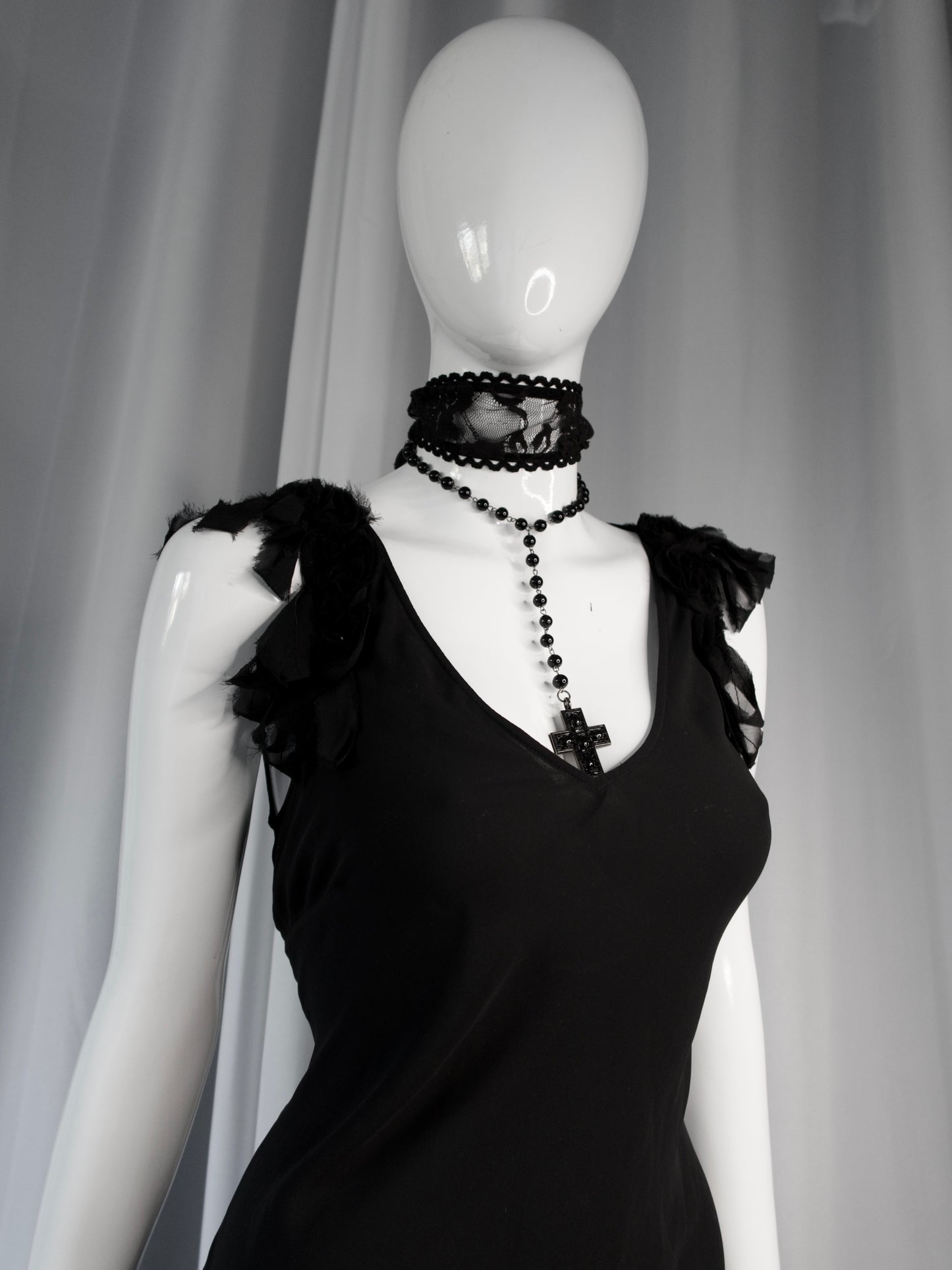 + Vintage mesh dress +