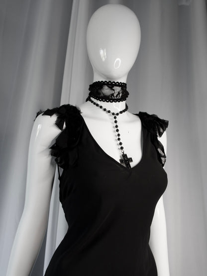 + Vintage mesh dress +