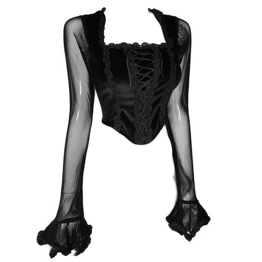 + Gothic corset top +
