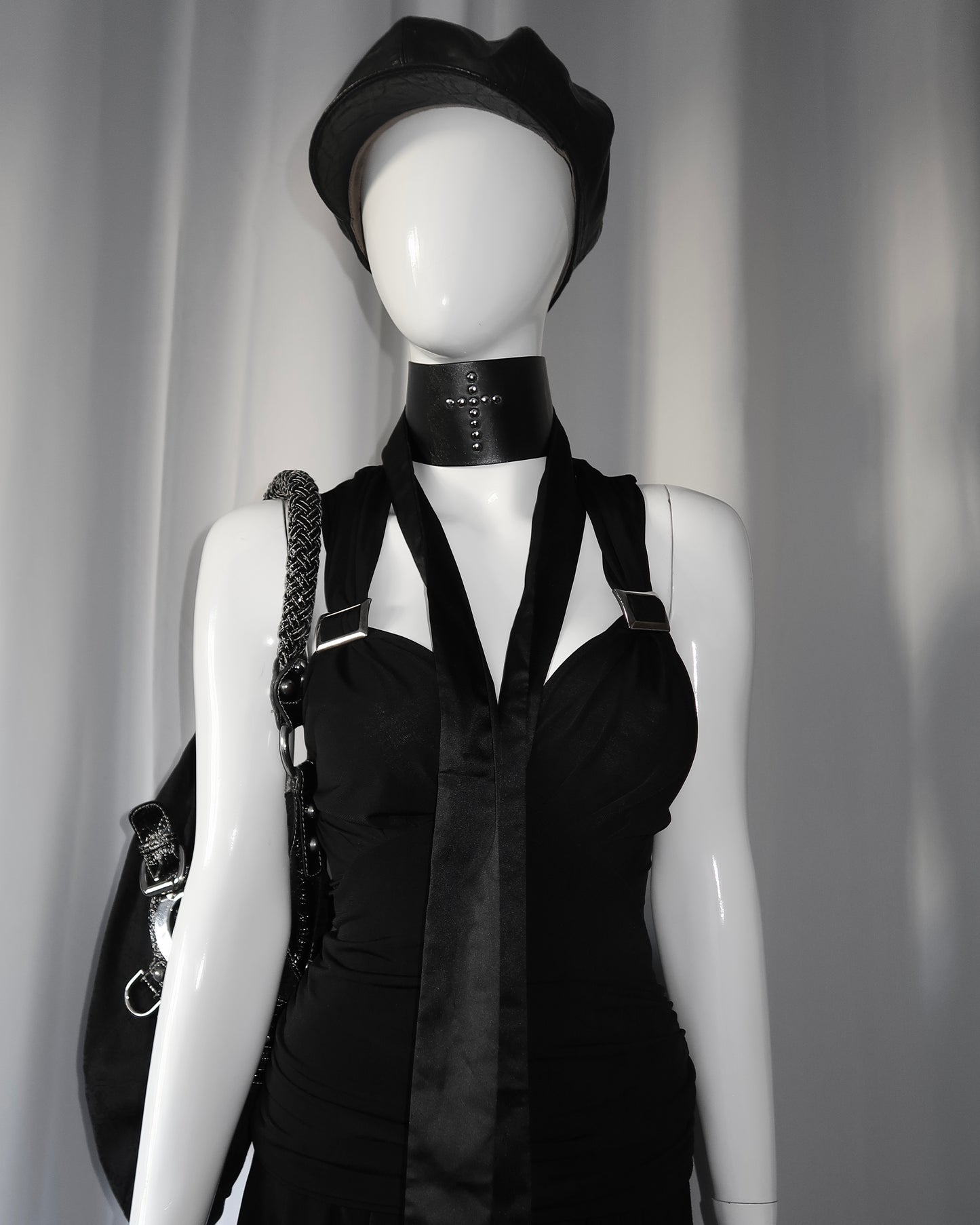 + Asymmetrical clasp dress +