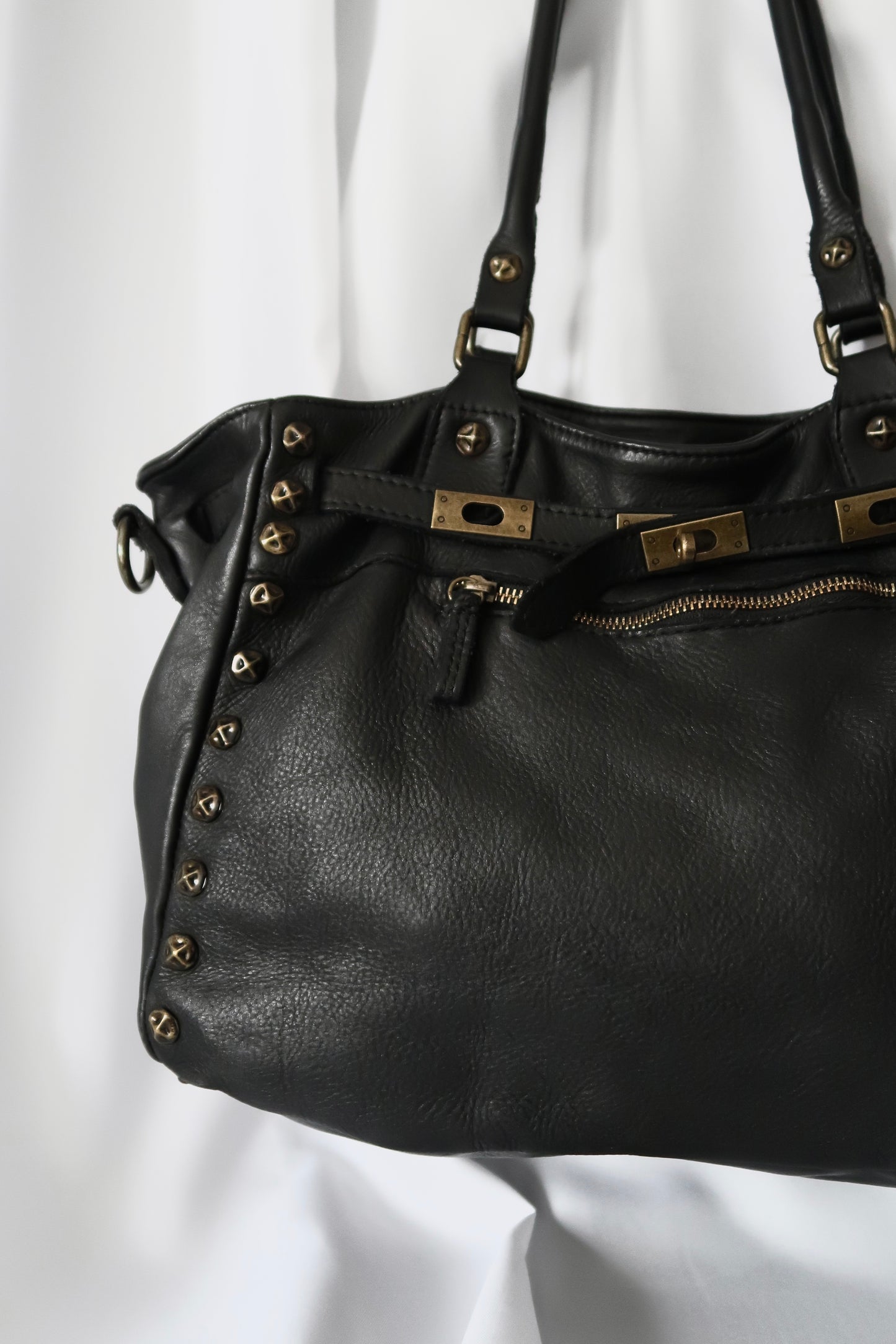 + Studded Firkin Bag +
