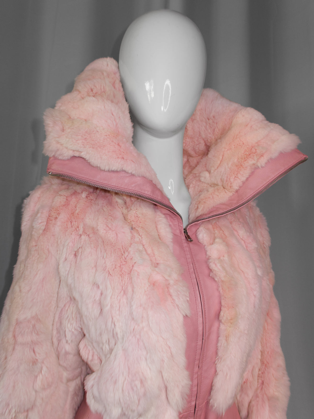 + Pink Real Leather Jacket +