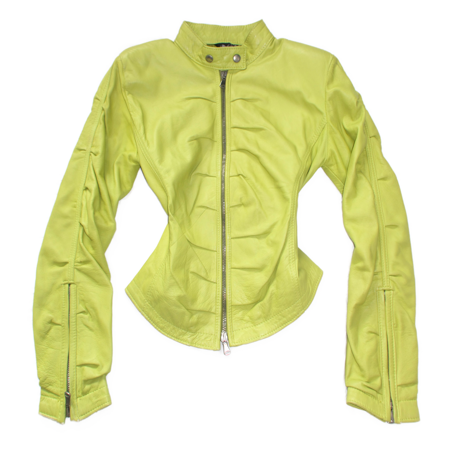 + Lime green drapery jacket +