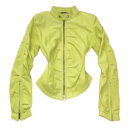+ Lime green drapery jacket +