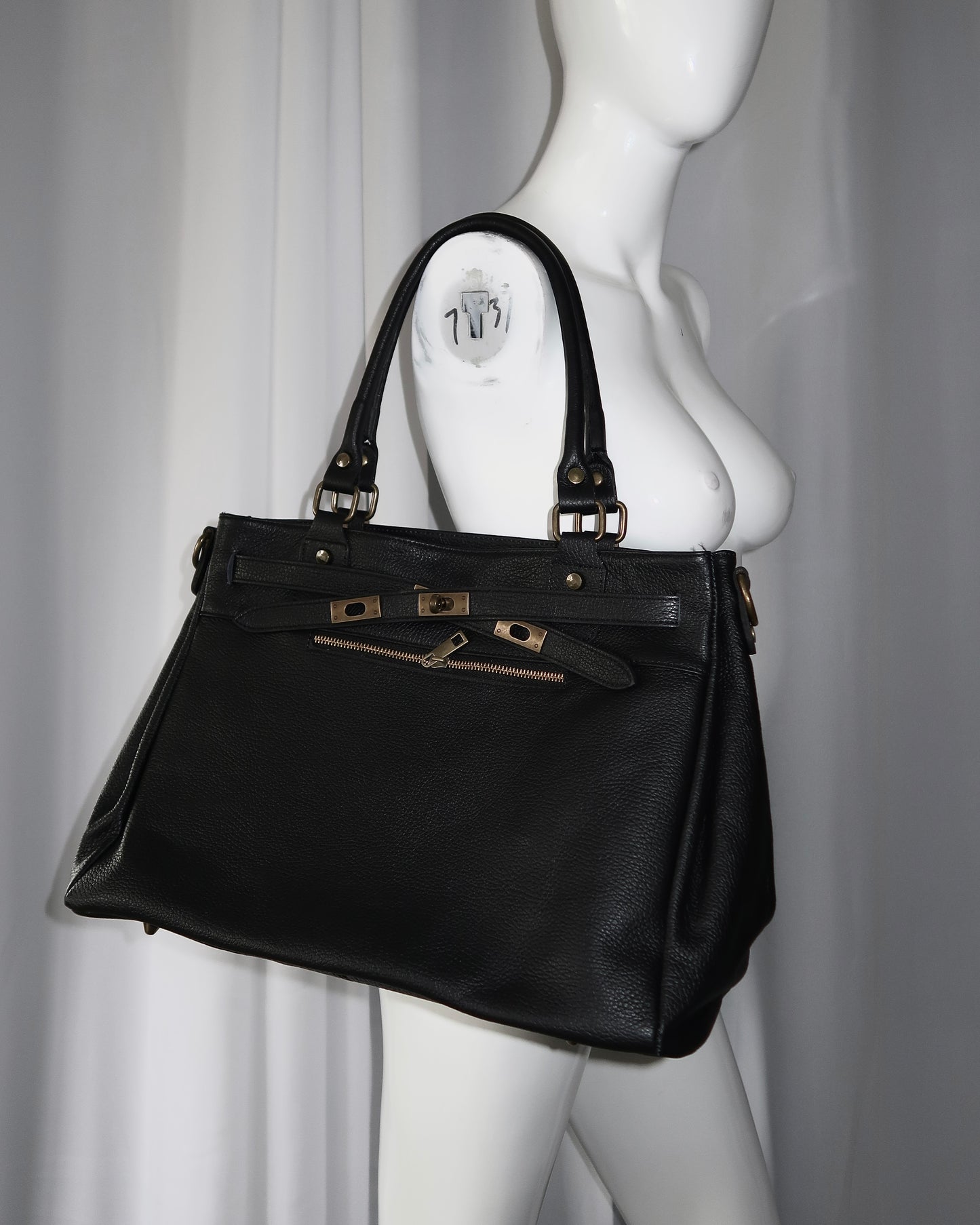 + Black Firkin Bag +