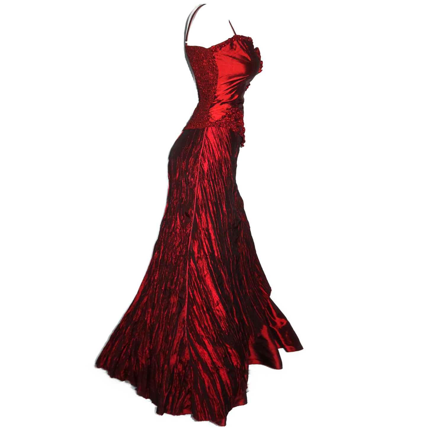 + Burgundy rose dress set +