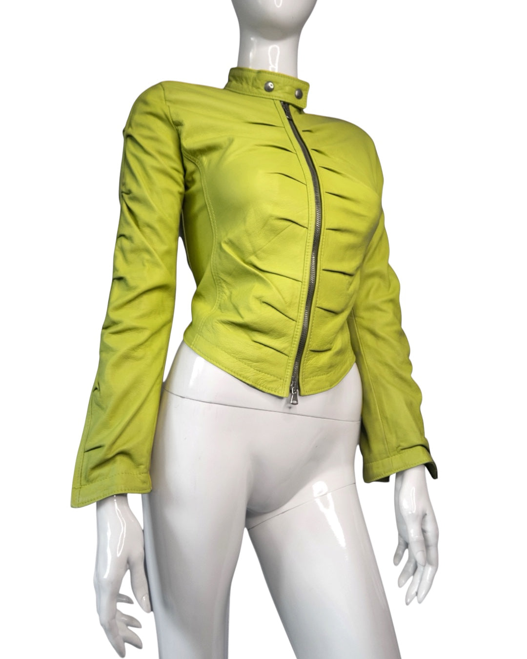 + Lime green drapery jacket +