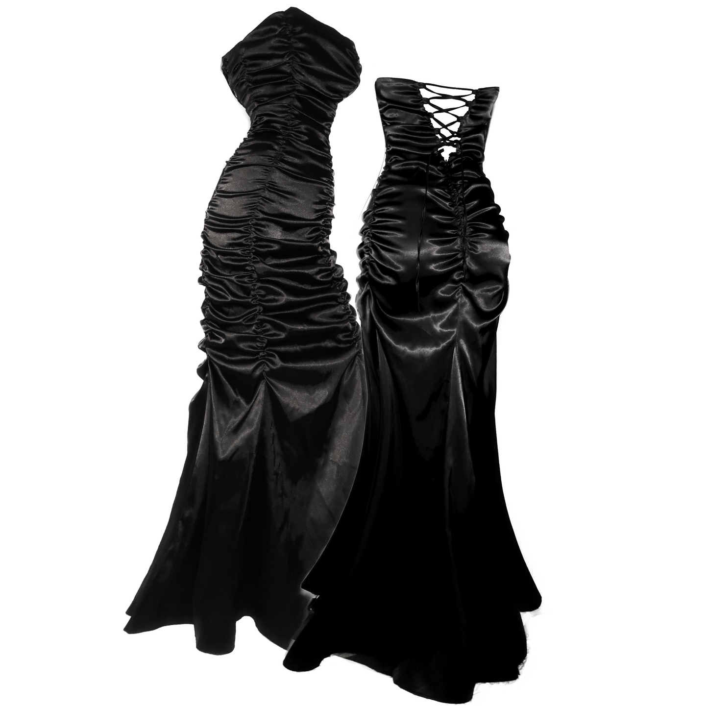 + Drapery corset dress +