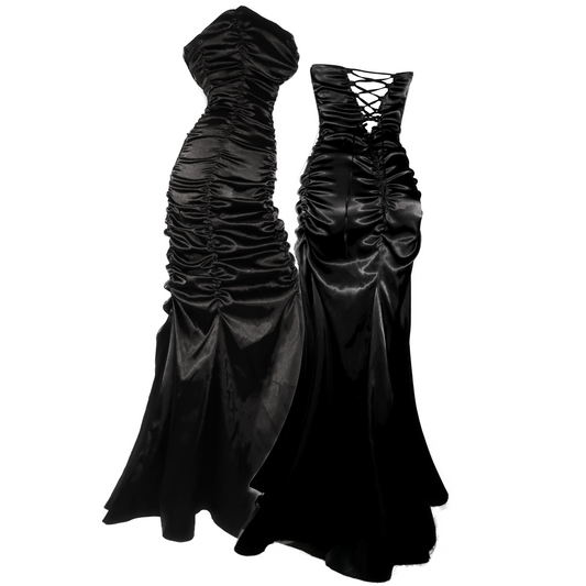 + Drapery corset dress +