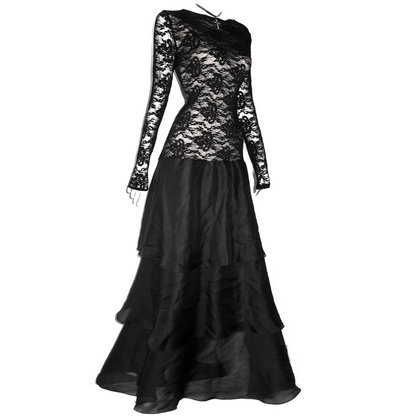 + Lace long dress +