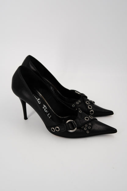 + Vintage leather heels +