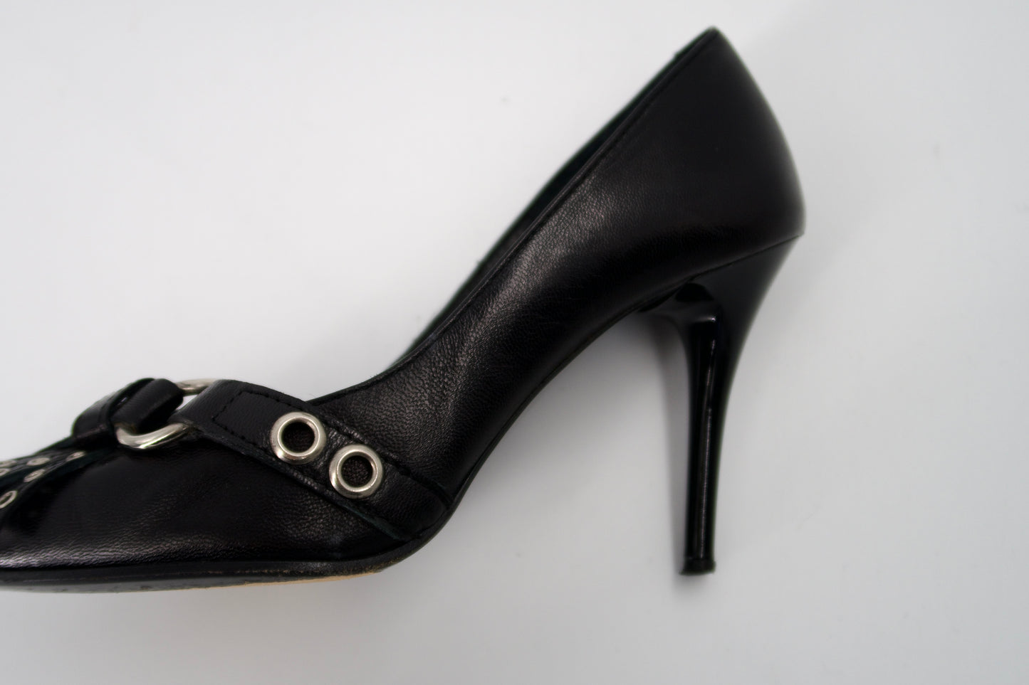 + Vintage leather heels +
