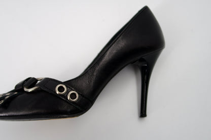 + Vintage leather heels +
