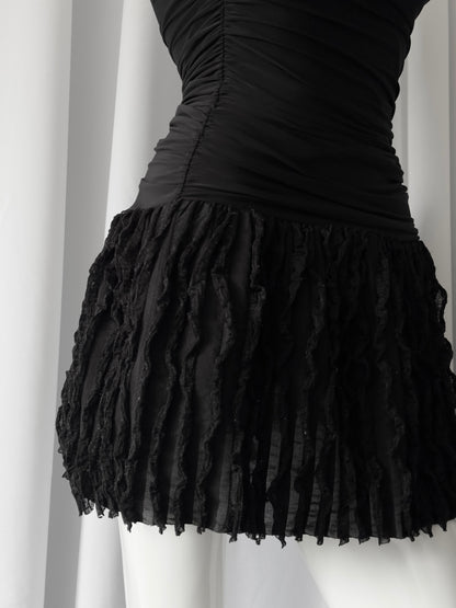 + Black bubble dress +