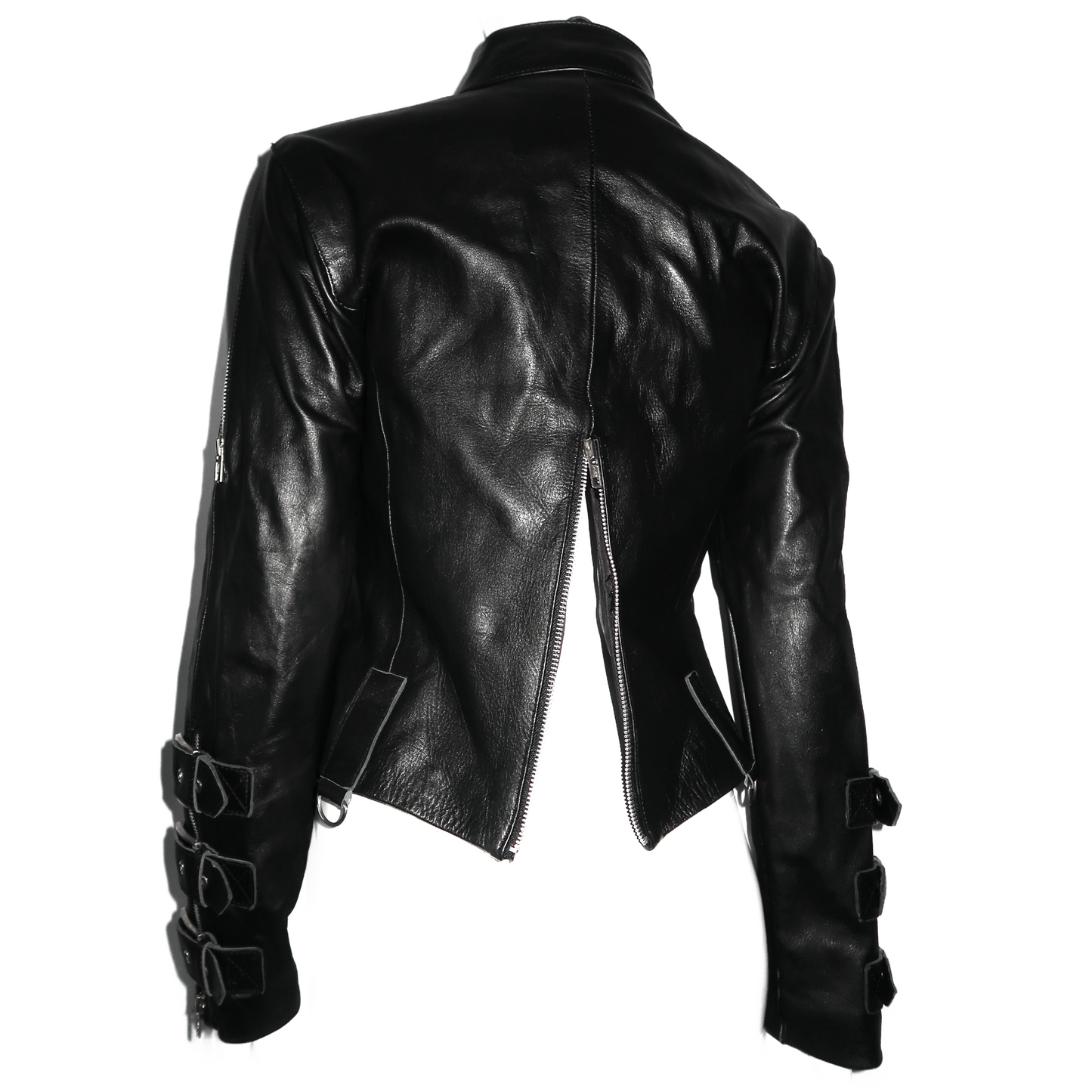 +Leather Bondage jacket +