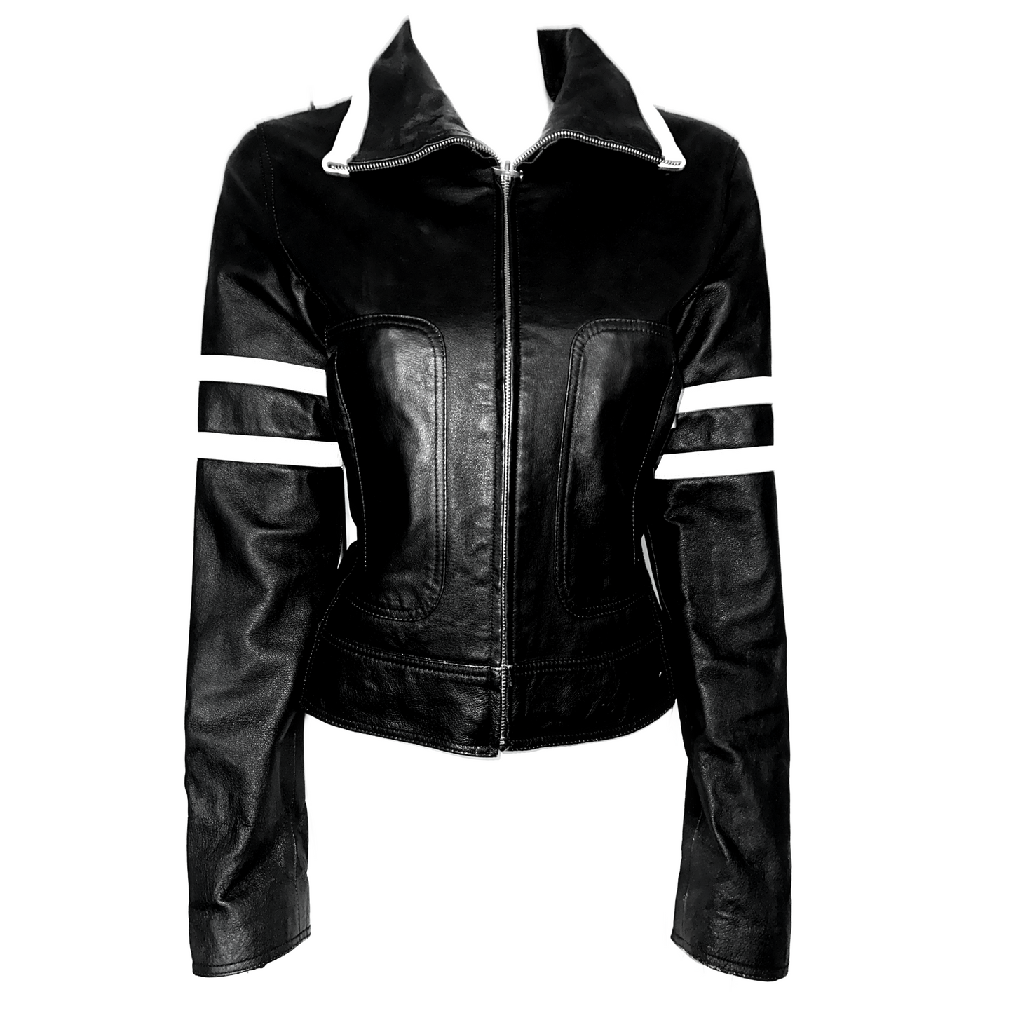 + Leather Moto Jacket +