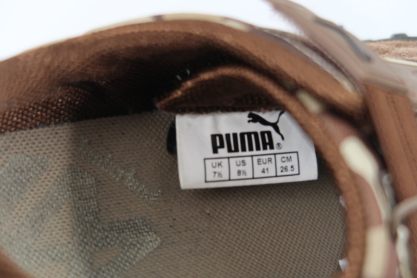 + Vintage Puma Camo shoes +