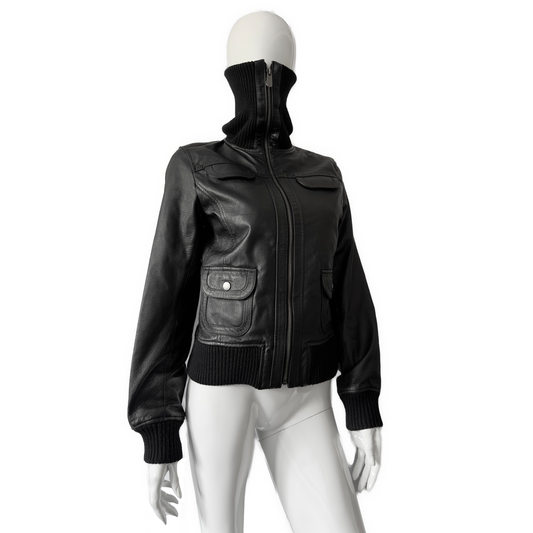 + Leather jacket +