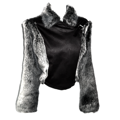 + Faux fur jacket +