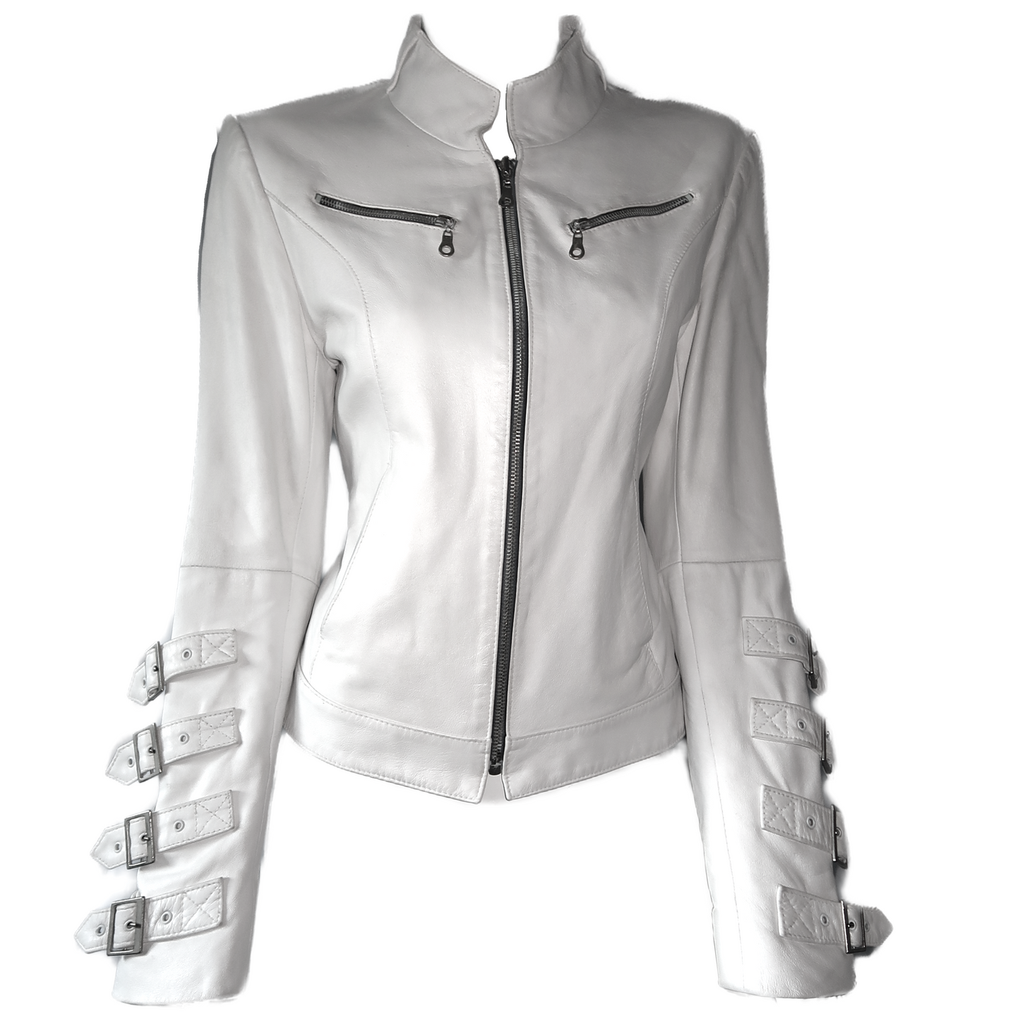 + Bondage leather jacket +