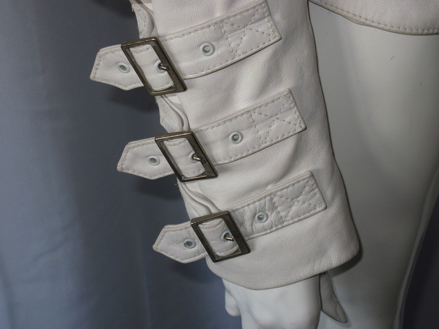 + Leather bondage jacket +