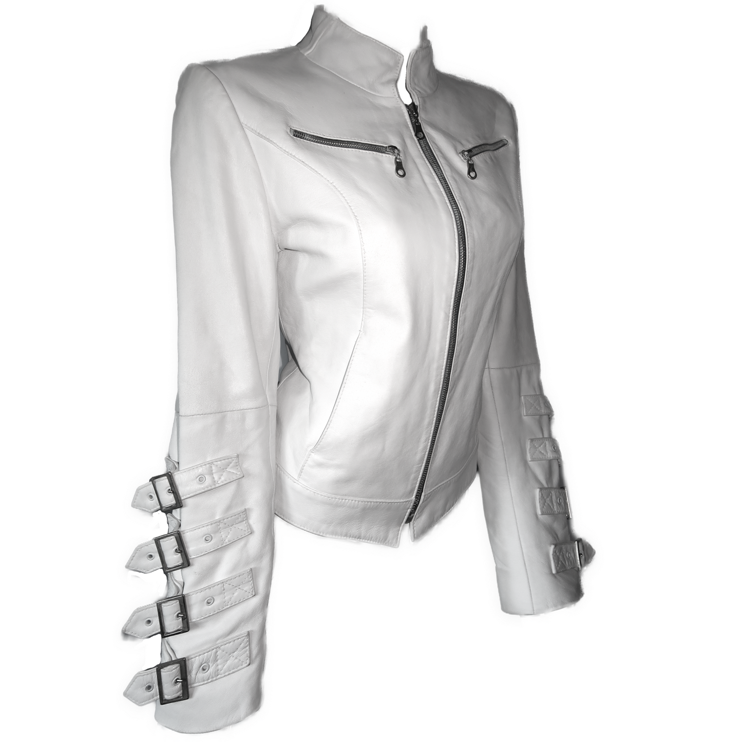 + Bondage leather jacket +