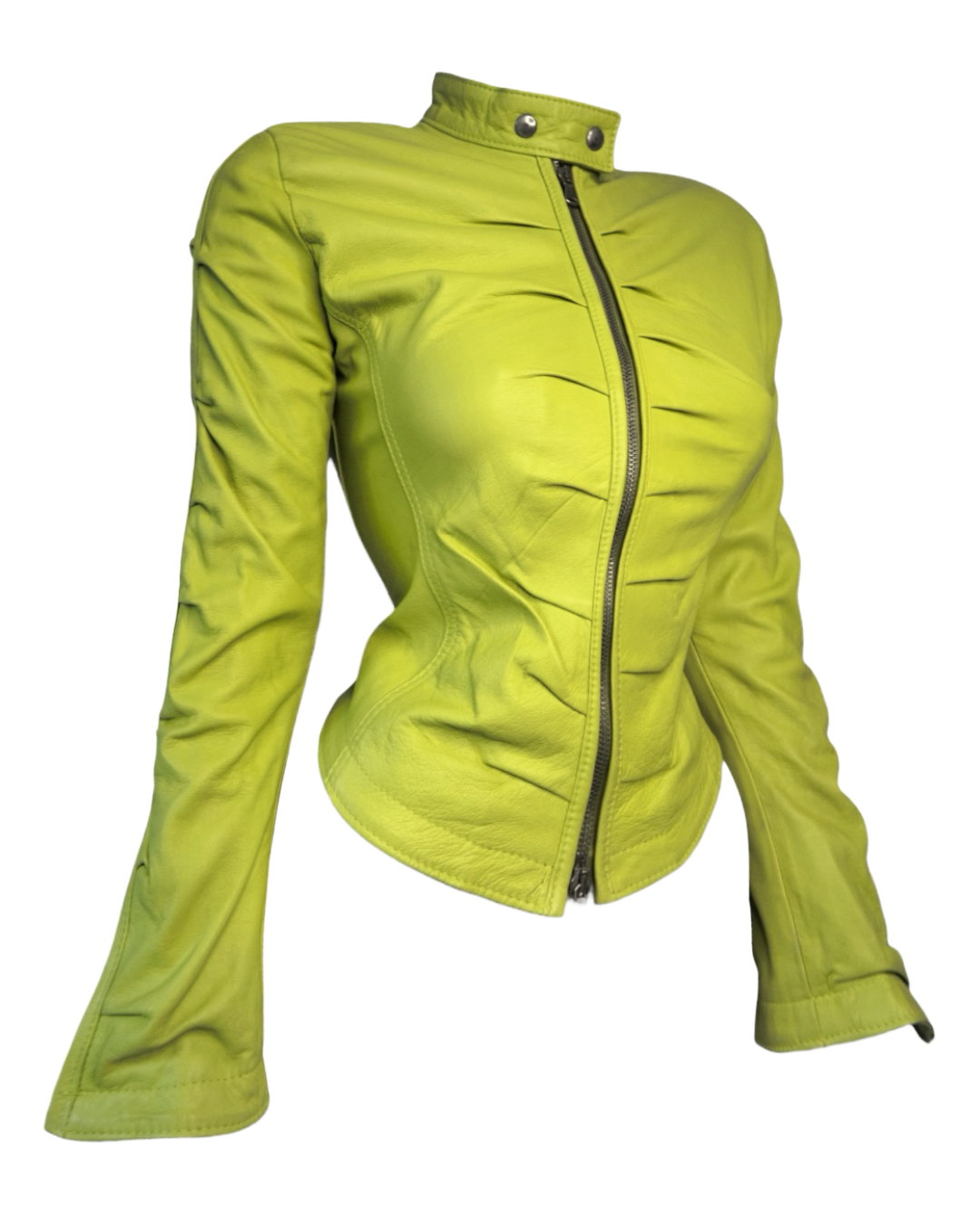 + Lime green drapery jacket +