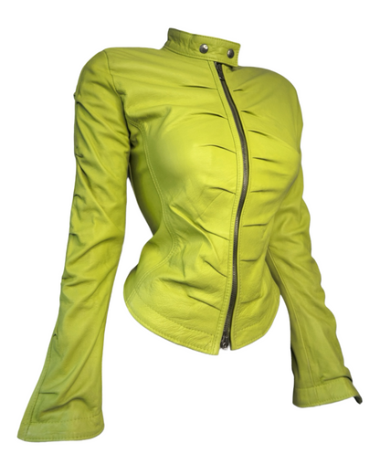 + Lime green drapery jacket +