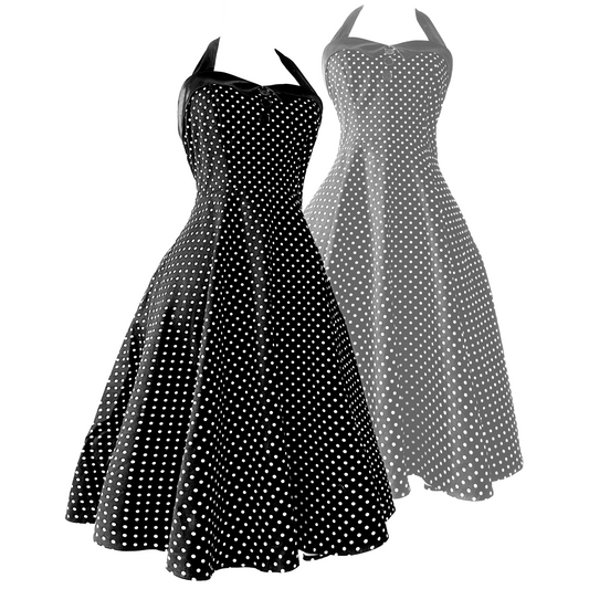 + Polka dot dress +