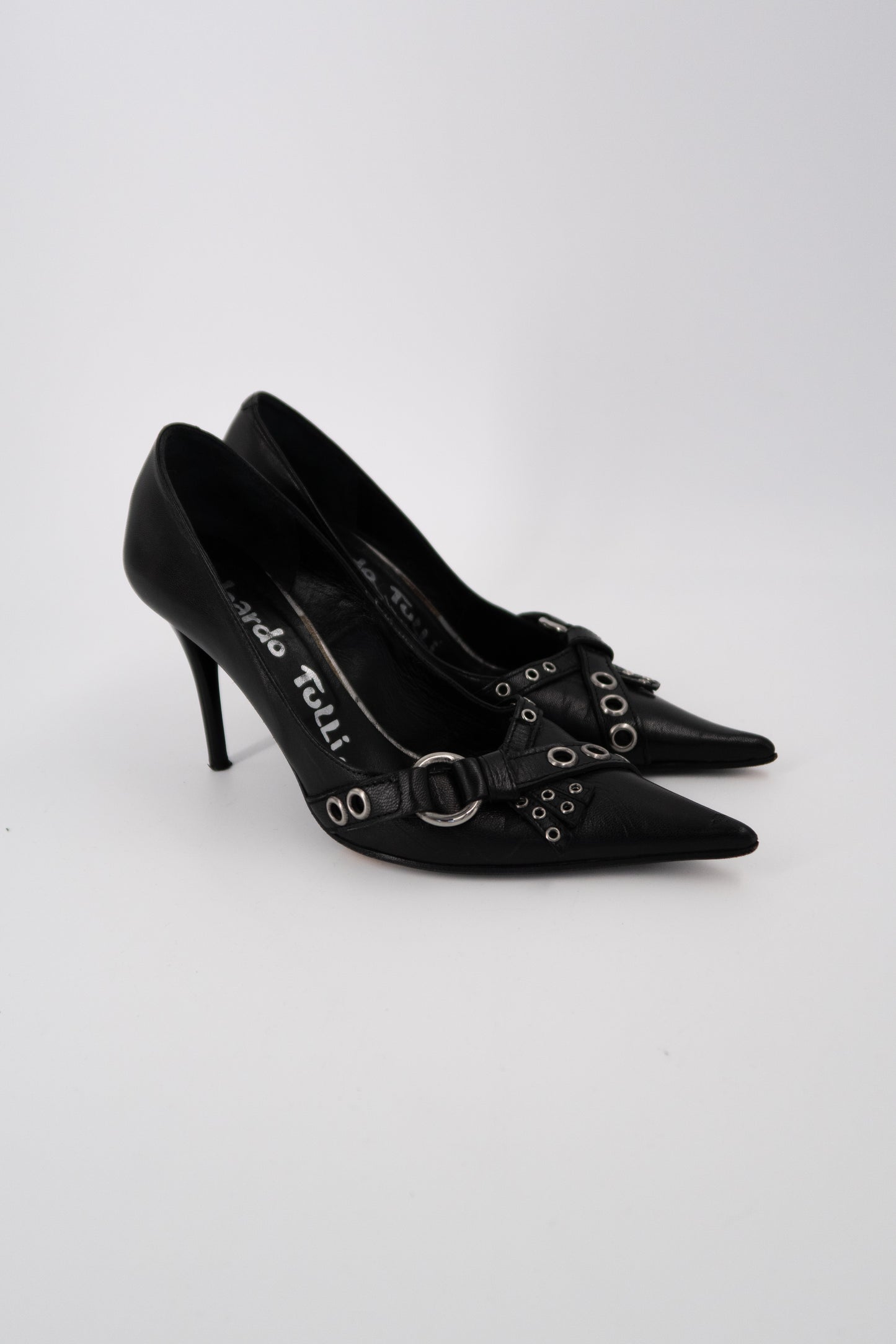 + Vintage leather heels +