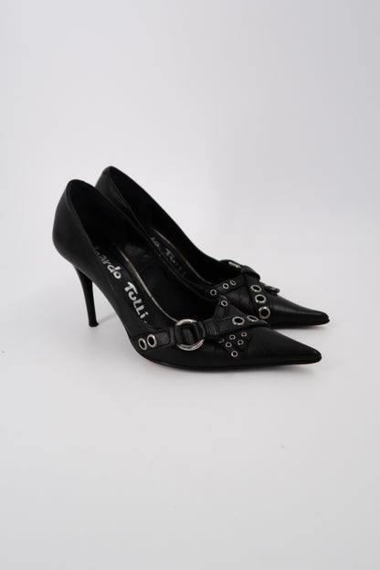 + Vintage leather heels +