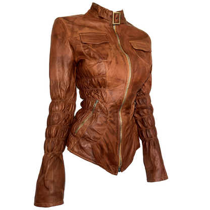 + Vintage Italian leather jacket +