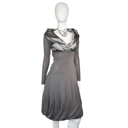+ Mesh Grey dress +
