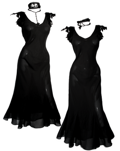 + Vintage mesh dress +