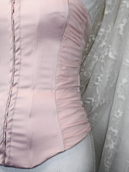 + Pink corset +