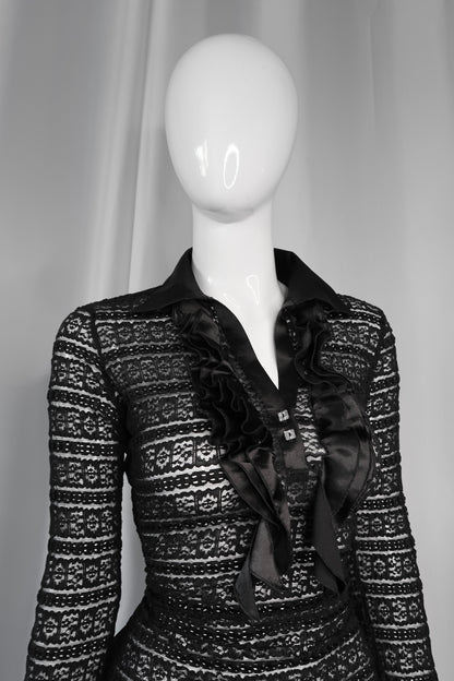 + Italian lace blouse +