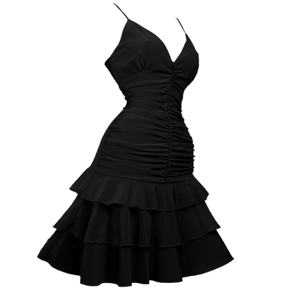 + Mini drapery dress +