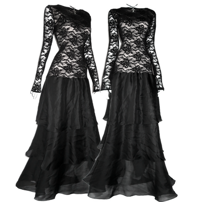 + Lace long dress +