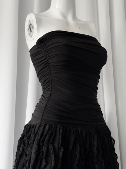 + Black bubble dress +