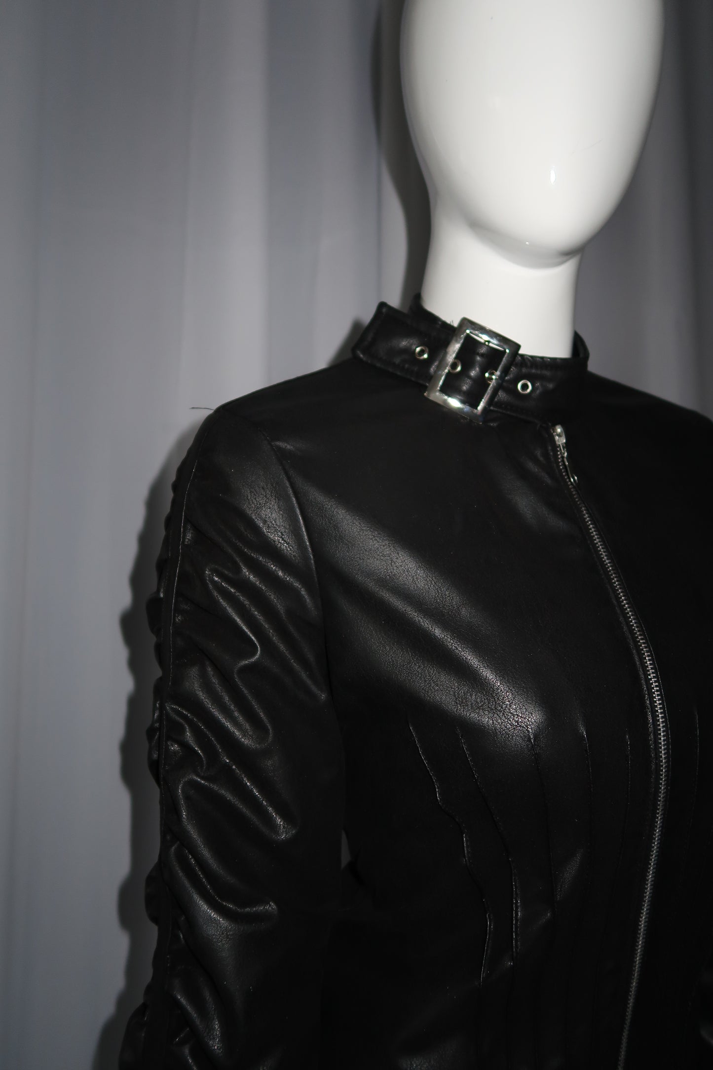 + Leather corset jacket +