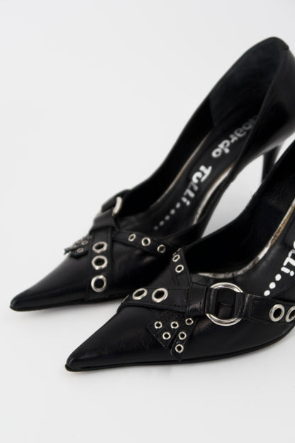 + Vintage leather heels +