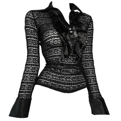 + Italian lace blouse +