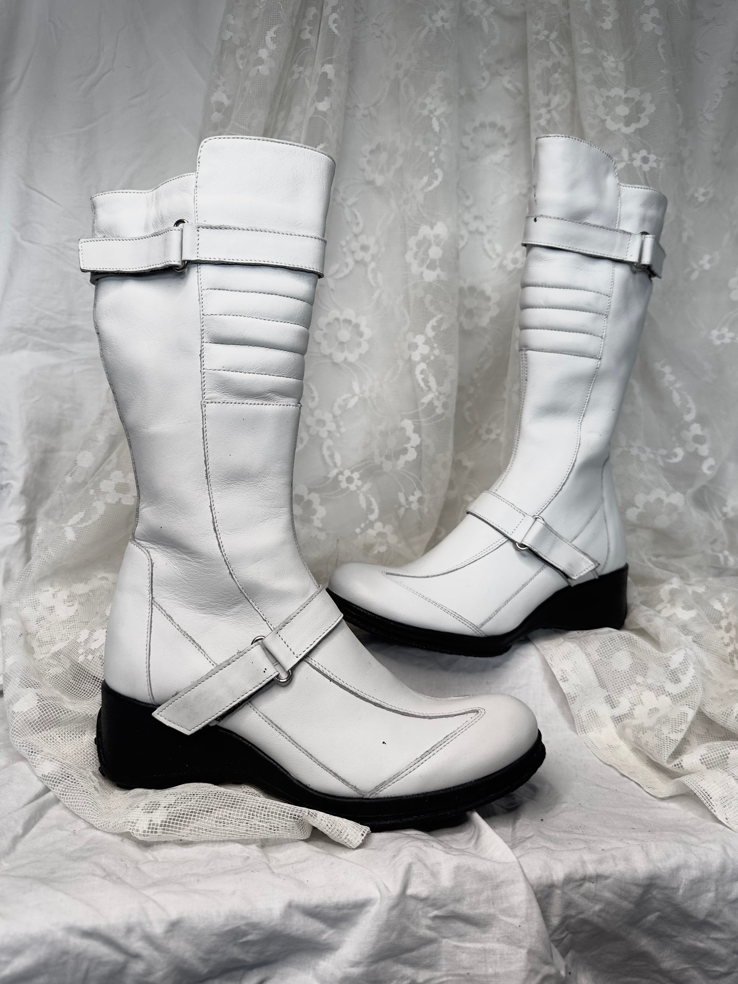 + Futuristic leather boots +