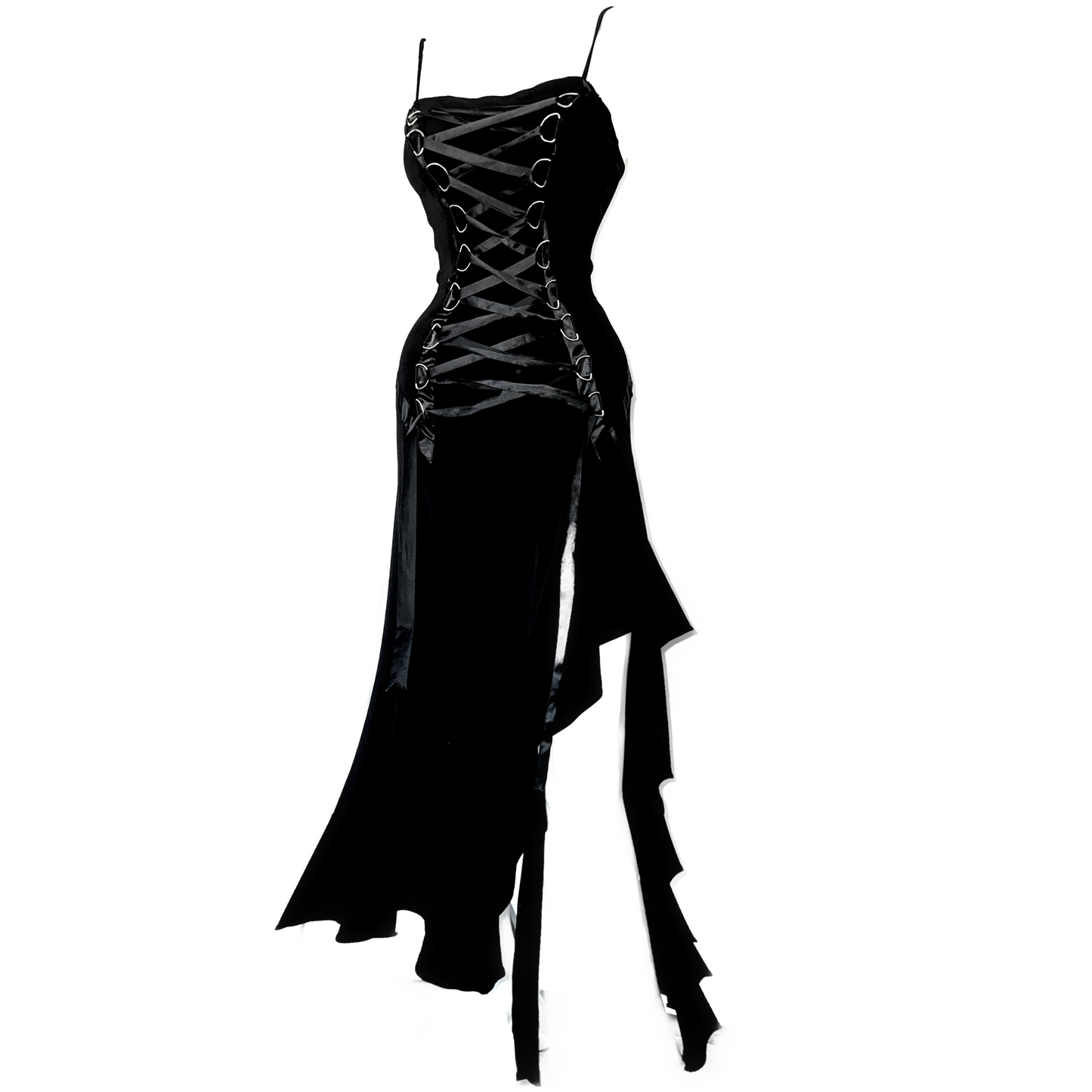 + Asymmetrical corset dress +