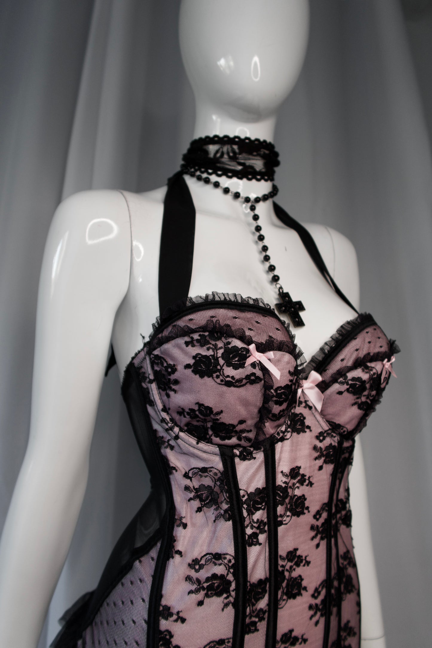+ Lace corset +