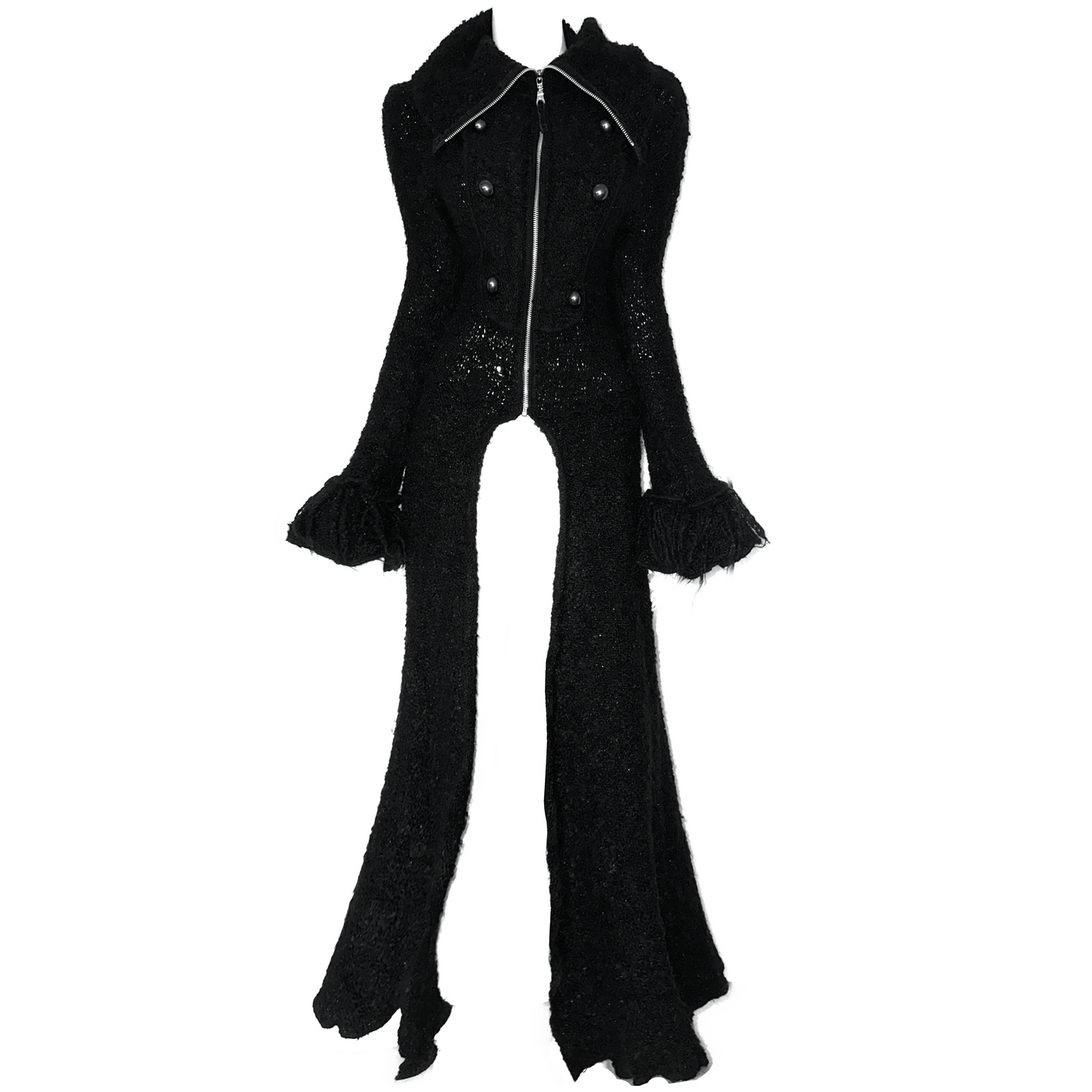 + Zone bleue long cardigan +