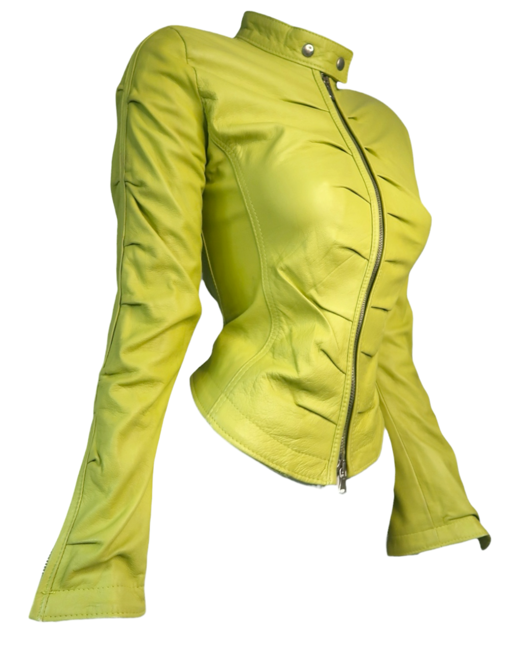 + Lime green drapery jacket +